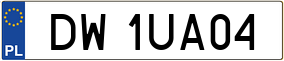 Truck License Plate